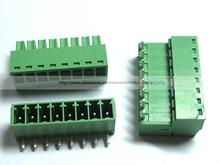 12 Pcs Screw Terminal Block Connector 3.5mm Angle 8 Pin Way Green Pluggable Type 2024 - buy cheap