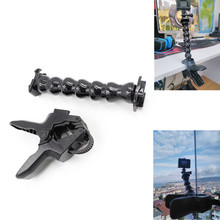 Suptig Accessories, Jaws Flex Clamp Mount and Adjustable Neck for Gopro hero 5 hero 6 hero 4 3+ 3 ,Session , SJ4000 Sport Camera 2024 - buy cheap