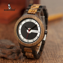 BOBO BIRD Men Wooden Watches Luxury Retro Design Quartz Wristwatch relogio masculino C-R07 2024 - buy cheap