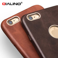 For iphone 6 6s case QIALINO Luxury Calf Skin Genuine Leather Case for iphone6/6s plus cover 4.7/5.5 inch Ultra Slim Phone Case 2024 - buy cheap