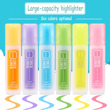 Aihao Large-capacity Highlighter Student Marker Pen Stationery Supplies Marker Pen Color Light Color 6 Wholesale 2024 - buy cheap