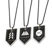 New Game  Tag Pendants Choker Necklace Hunter Titan Warlock LOGO Pattern Charm Gift Accessory 2024 - buy cheap