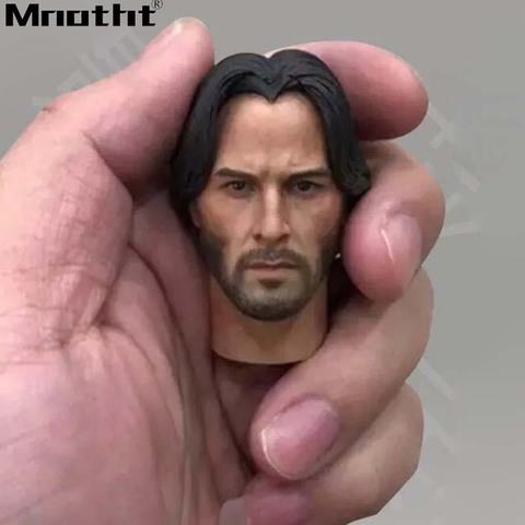 1 6 Scale Head Sculpt John Wick Keanu Reeves Male Soldier Head Model For 12inch Action Figure Toys M5 Buy Cheap In An Online Store With Delivery Price Comparison Specifications Photos And