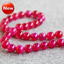 Accessory Crafts Parts For Necklace Bracelet 10mm Multicolor Red Beads Round DIY Loose Carnelian Jewelry 15inch Fitting Female 2024 - buy cheap