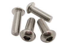 Tornillos de cabeza de botón de acero inoxidable, 15 unids/lote métrico M6x14mm, tornillo de cabeza hexagonal 2024 - compra barato