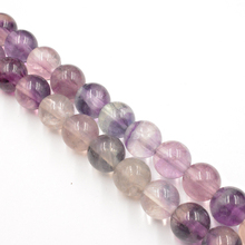 Contas redondas purplel 4-12mm, pedra natural, contas soltas em atacado para fazer joias, acessórios diy, frete grátis 2024 - compre barato