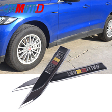 1pair Car styling 3D Metal Fender Side Sticker Emblem Badge Decals For Mitsubishi ralliart Lancer 9 10 Asx Outlander 3 Pajer 2024 - buy cheap