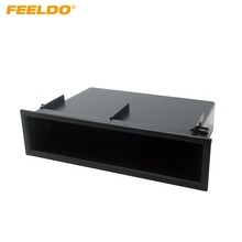 FEELDO 1DIN автомобильный стерео радио установка приборной панели Монтажная отделка фасции коробка для хранения прокладка для Honda #1664 2024 - купить недорого