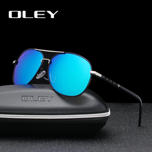 OLEY-gafas de sol polarizadas para hombre y mujer, lentes de sol de marca de diseñador para piloto 2024 - compra barato