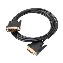 Универсальный 3 м DVI D к DVI-D Золотой штекер 24 + 1 Pin Dual Link tv кабель 2024 - купить недорого