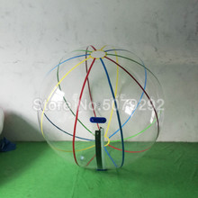 Надувной водяной шар-Зорб диаметром 2 м, распродажа, материал ПВХ/ТПУ, гигантский шар для ходьбы, для хомяка 2024 - купить недорого