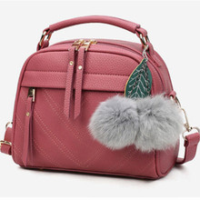 Hot Style Fashion Women PU Leather Cross-body Shoulder Bag Lady Solid Zipper Tote Purse Handbag Messenger Bag 2024 - buy cheap