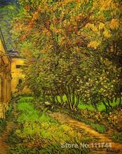 Christmas Gift The Garden of Saint Paul Hospital by Vincent Van Gogh oil painting reproduction High quality Handmade 2024 - buy cheap