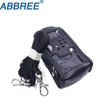 Abbree Walkie Talkie Leather Soft Case Cover For Baofeng Portable Ham Radio UV-5R UV-5RA UV-5RE DM-5R Plus Two Way Radio 2024 - buy cheap