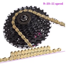 MTB Road Bicycle Bike Chain 9S 10S 11S Hollow Ultra Light  9 10 11 Speed 116L Chain Bike Compatible For Shimano SRAM 2024 - buy cheap