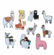 New arrival 10 pcs Cute Animal Embroidered patch iron on Jeans coat tshirt bag shoe hat decor repair Motif emblem accessory 2024 - buy cheap