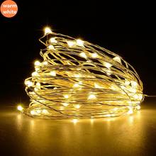 Led Strings Copper Wire  2pcs 3XAA Battery usb Operated Christmas Wedding Party Decoration LED String Fairy Lights outdoor led 2024 - buy cheap