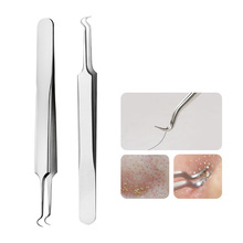 Channy Acne Tweezers Stainless Steel Blackhead Makeup Remover Acne Multi-purpose Facial Care Beauty Tool 2024 - buy cheap