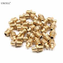 Uxcell 30Pcs M10 x 1 Thread Brass Straight Grease Zerk Nipple Fitting for Auto Car 2024 - buy cheap