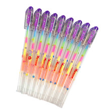 30pcs/lot Lovely party favor Cartoon 6 Colors rainbow gel pen Gel ink pen Korean Style Pen Wholesale 2024 - buy cheap