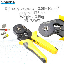 0.25-10mm^2 23-10AWG Adjustable Precise Crimp Pliers Tube Bootlace Terminal Crimping Hand Tool 2024 - buy cheap