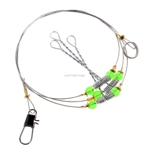 Anti-Winding Swivel String Sea Fishing Hook Steel Rigs Wire Leader Fish Hooks 2024 - buy cheap