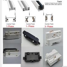 2Wires 3Wires 4Wires 3 Phase LED TrackRails Fixture Rail For Track Light Universal Rail1M  I L T Cross Connector 2024 - buy cheap