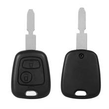 2 Buttons Uncut Blank Blade Remote Auto Car Key Fob Shell Case Replacement For Peugeot 406 2024 - buy cheap