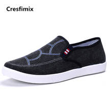 Cresfimix chaussures masculines male fashion plus size blue denim shoes men cool comfortable slip on shoes man's cool shoes b863 2024 - buy cheap