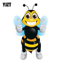 YJZT 8.8CM*14.7CM The Little Bee Feels Great Sticker Car Decorate PVC Decal 12-300566 2024 - buy cheap