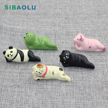 Sleeping  Cat Pig Panda Frog Miniature figurine  Resin Toy Creative Gifts wedding decoration  garden statue Home  garden Decole 2024 - buy cheap