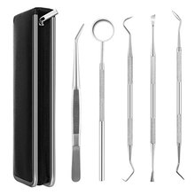 5Pcs/Set Dental Tools Stainless Steel Teeth Clean Kit  Mouth Mirror Dental Kit Instrument Dental Pick Dentist Prepare Tools 2024 - buy cheap