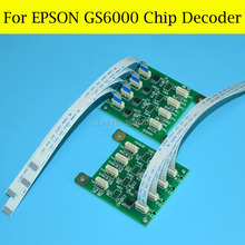Карта декодера чипа для принтера Epson Stylus GS6000, чернильный картридж EPSON T6241-T6248 624 2024 - купить недорого