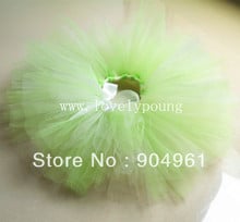 Girls Tutu Skirt Fluffy Made of good quality Nylon tulle Light Green Handmade skirt tutus Children Skirt 2024 - buy cheap