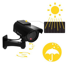 Solar Power Dummy Fake Security RED LED CCTV CCD Camera Surveillance Varities 2024 - buy cheap