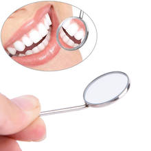 Top Grade 1cs Stainless Steel Dental Mirror Mouth Tooth Oral Care Dental Glimpse Mouth Inspect Instrument 2024 - buy cheap
