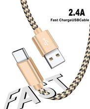 USB Type-C зарядный кабель 1 м для Xiaomi 5 5C 5S Plus Note3 6X 6 8 SE MIX 2 2S 3 Max 2 3 2024 - купить недорого