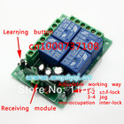 AC 12 V 4CH Sem Fio RF Sistema de Controle Remoto Para Portas de Garagem/Janela/Auto Porta guarda da Entrada da porta/receptor de rádio - compare preços AC 12 V 4CH Sem Fio RF Sistema de Controle Remoto Para Portas de Garagem/Janela/Auto Porta guarda da Entrada da porta/receptor de rádio - compare preços