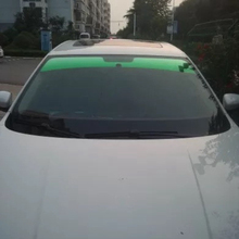 Солнцезащитная пленка для лобового стекла, 20x150 см, градиентная, черная, автомобильная Тонировочная пленка, для вождения водителем 2024 - купить недорого