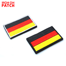 Emblemas de bandeira da alemanha 3 peças, emblema militar tático, roupas diy, braçadeira, bandeira nacionais 2024 - compre barato