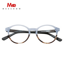Meeshow armação de óculos feminino, armação de óculos transparente feminino, óculos de acetato com estilo feminino 2024 - compre barato
