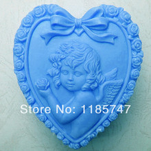 Great-Mold 3D Baby Heart Silicone Soap Mould Decorating Cake Mold Chocolate Mold Silicone Molds for Soap 2024 - buy cheap