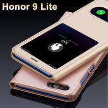 Huawei Honor 9 Lite Case Luxury PU Leather Cover Flip Case For Huawei Honor9 lite Case Huawei Honor 9lite Protection phone Cases 2024 - buy cheap