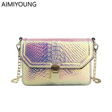 AIMIYOUNG Crossbody Bags For Women Messenger Bags Serpentine Small Shoulder Bags Flap Chains Women Handbag Bolsa Feminina 2024 - buy cheap