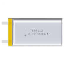 Аккумуляторные батареи 2 шт./лот 7566113 3,7 в с реальной емкостью 7500 мАч, полимерная литий-ионная батарея для цифровых продуктов 2024 - купить недорого