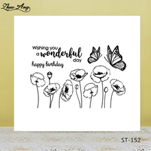 ZhuoAng Bee on flowers Transparent Clear Silicone Stamp/Seal for DIY scrapbooking/photo album Decorative clear stamp 2024 - buy cheap