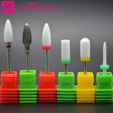 MAOHANG 1pcs Pro Ceramic Nail Drill Bit Pedicure Machine Remove nail Calluses  Bit Tools ElectricDrill 3/32" Shank Nail Tools 2024 - купить недорого