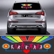 50*25CM Car Sticker Music Rhythm Nine Combinations LED Flash Light Lamp Voice activated Equalizer 2024 - buy cheap