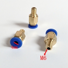 10pcs/lot 4mm Tube M6 Thread Pneumatic Fitting Quick Joint Connector PC4-M6 2024 - buy cheap