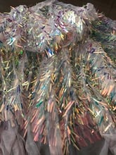 Red de encaje francoafricano con buena calidad bordado tela de tul sat-6113 con lentejuelas 2024 - compra barato